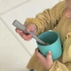 Набор детской посуды MinikOiOi Scooper Ложка силиконовая (Mineral Blue) (101140003) - изображение 3
