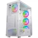 Корпус 2E Gaming Hexagon G338W, без БЖ, 2xUSB 3.0, 1xUSB Type-C, 1x120mm, 3x120mm ARGB, TG Side Panel, AT (2E-G338W) - изображение 6