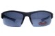 Очки поляризационные BluWater Daytona-1 Polarized (gray) серые в черно-синей оправе - изображение 3