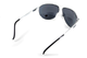 Окуляри біфокальні (захисні) Global Vision Aviator Bifocal (+3.0) (gray), чорні біфокальні лінзи в металевій оправі - зображення 10