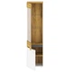 Пенал витрина Blonski Onyx H1 2005х502х420 мм лівий дуб крафт золотий/білий мат - зображення 2