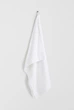 Рушник з бавовни фроте H&M HOME 100х150 см білий - зображення 1