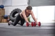 Ролик для пресса Adidas Core Rollers ADAC-11604 Уни One Size Черный/красный (885652003681) - изображение 4