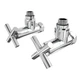 Кран кутовий Laris 1/2" - 3/4" Еліт 2шт. (ZZ-4704) (71401042) - зображення 1