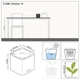 Вазон Lechuza Cube Glossy Cat 4 чорний блискучий 0.4 л - зображення 3