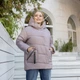 Зимняя женская куртка большого размера UF-Fashion Mishel -mt 50 лаванда - изображение 2