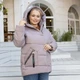 Зимняя женская куртка большого размера UF-Fashion Mishel -mt 50 лаванда - изображение 3
