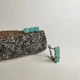 Серебряные серьги с натуральным изумрудом 3.24ct (2146940) - изображение 4
