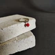 Срібна каблучка з коралом, вага виробу 1,6 гр (2145646) - зображення 2