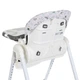 Стільчик для годування Bambi M 5673-11 сірий на 4х колесах та висувним столиком - зображення 7