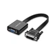 Адаптер UGREEN MM108 DVI(24+1) Male to VGA Female Active Converter Black (40259) - изображение 1