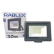 Світлодіодний прожектор Rablex RB530 SMD 30W 6000K IP66 вологозахищений, промисловий LED прожектор 1000 Лм для вулиці та приміщень, фасадний світильник з холодним білим світлом та кронштейном - изображение 4