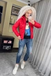 Fashions • Женская куртка Женевьева Fashions 50 красный (0240/а-мк) - изображение 3