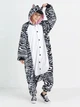 Кигуруми зебра марти взрослая черно-белый Kigurumi L (169-179 см) krd1002 - изображение 2