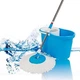 Швабра з турбо віджимом та відром із кошиком центрифугою Spin Mop 360 - зображення 3