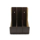 Лоток вертикальный А4(лхдф) настольный или настенный с местом для надписи для папок, файлов, листов на 3 отделение «CD» (4112170) венге - изображение 5