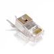 Конектор мережевий RJ45, STP, cat.7, 1.5 мм, зі вставкою L&W LW-US070 - зображення 1