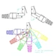 Конектор мережевий RJ45, STP, cat.6A, 50μ, 1.45мм, зі вставкою Kingda LW-NP-021-C6A - зображення 4