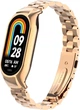 Металлический ремешок Shark для Mi Smart Band 8 Rose Gold (33572-27) - изображение 1