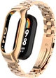 Металлический ремешок Shark для Mi Smart Band 8 Rose Gold (33572-27) - изображение 3