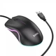 Миша дротова ігрова Hoco GM19 LED Flashing RGB Black - зображення 9
