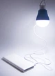 LED Лампа 5 Ватт с кабелем USB. Портативная светодиодная USB лампочка от павербанка 5W, светильник ночник Черная - изображение 4