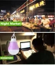 LED Лампа 5 Ватт із кабелем USB. Портативна світлодіодна USB лампочка від павербанка 5W, світильник нічник Фіолетова - зображення 2