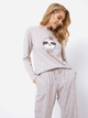 Piżama (bluza + spodnie) Aruelle Sadie pajama long L Szara (5905616141794) - obraz 3