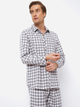 Piżama (koszula + spodnie) Aruelle Samuel pajama long 2XL Szara (5905616145358) - obraz 3