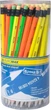 Набор карандашей графитовых Buromax Neon НВ с ластиком 100 шт. ассорти (BM.8520) - изображение 1