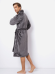 Szlafrok Aruelle Henry bathrobe M Szary (5907479343001) - obraz 2