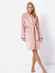 Халат жіночий Aruelle Eva bathrobe L Рожевий (5904541439853) - зображення 1