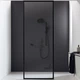Верхний душ с кронштейном HANSGROHE Pulsify 260мм пластик черный 24150670 - изображение 3