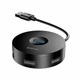 USB хаб расширитель с входом USB-A Baseus Round Box USB3.0 на 4USB (USB 3.0, 3USB 2.0, 10 см). Black - изображение 3