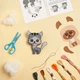 Набір для творчості для дітей 6+ DIY швейний набір з фетру для виготовлення 3 іграшок «Троє кошенят» IgrashkiDIY - изображение 6