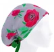 Медицинская шапочка женская HeadwearUniverse универсальная принт Маки на сером - изображение 1