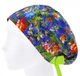 Медицинская шапочка женская HeadwearUniverse универсальная принт Красные цветы - изображение 3