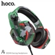 Наушники игровые проводные Hoco ESD08 Gaming headphones Hi-Res Camouflage-Green - изображение 2