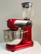 Кухонный комбайн 3 в 1 Crownberg CB-3404 тестомес мясорубка блендер мощностью 2200 Вт красного цвета - изображение 5