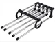 Многоярусная вешалка-органайзер для брюк Hanglite 5-in-1 Trouser Hanger металлическая на 5 ярусов Черный - изображение 3