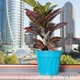 Горшок для цветов Revak 7,5 л бирюзовый 27,2х27,2х21,9 см - изображение 8