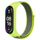 Нейлоновый ремешок для смарт-часов Xiaomi Mi Band 3/4/5/6 "Лайм" (DLNS01001-MB3/6) - изображение 1