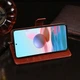Чехол Idewei для Motorola Moto G72 книжка кожа PU с визитницей коричневый - изображение 4
