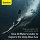 Водонепроникний чохол Baseus Let's go Slip Cover Waterproof Bag жовтий (ACFSD-DGY) - зображення 3
