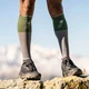 Гетры спортивные Compressport R2 V2, Rf Green/Steel Grey T1 (размер 30-34 ) - изображение 3