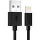 Кабель USB AM-Lightning M Choetech IP0026 1.2м MFi 2.4A чорний - зображення 1