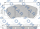 Тормозные колодки FOMAR FO933681 Nissan Qashqai, X-Trail 410600023R, 5581057L50, D1060JD00A - изображение 1