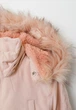 Подростковая демисезонная куртка-парка для девочки H&M 8z6277698 158 см Светло-розовая (hm01501307261) - изображение 3
