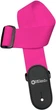 Ремень гитарный DiMarzio Nylon With Leather Ends (Neon Pink) - изображение 1