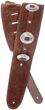 Ремень гитарный D'Addario DELUXE LEATHER GUITAR STRAP (CONCHOS, BROWN) - изображение 1